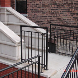 Entrance stairs iron railing - Products
