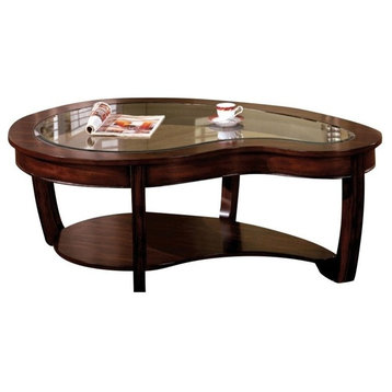 Bowery Hill Coffee Table in Dark Cherry
