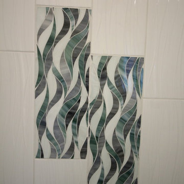 Master Bathroom Water Jet Mosaic Custom