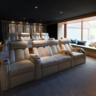Inspiration for a home theater remodel in Central Coast
