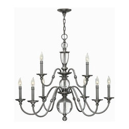 Hinkley Lighting - Hinkley Lighting 4958Pl Chandelier From The Eleanor Collection - Chandeliers
