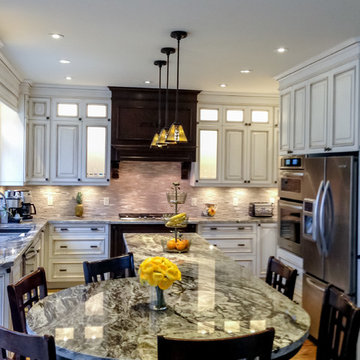 MDF Spray Painted Kitchen