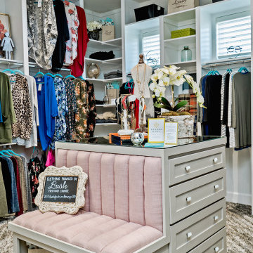 Modern Two Story Closet