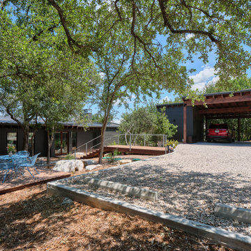 Midcentury Modern Lake House Kingsland