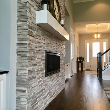 Siesta III Living Room Fireplace Wall