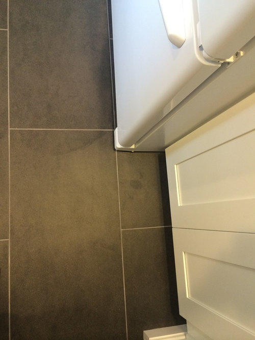 New floor tile streaks and spots upon install