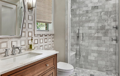 7 Stylish New Bathrooms With Low-Curb Showers