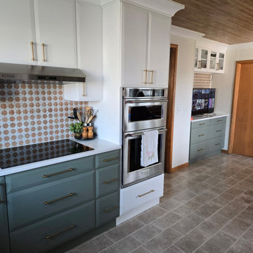 From Inspiration to Reality: A Two-Tone Kitchen Transformation