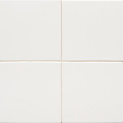 6th Avenue Field 6" x 6 in White Gloss - Tile