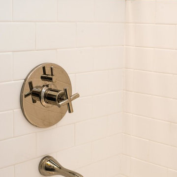 Blue and White Bathroom