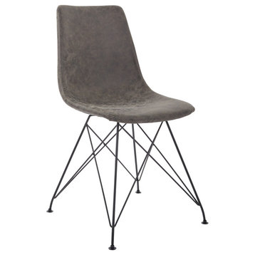Trenton Chair, Set of 2, Charcoal
