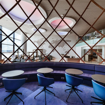 Rublev Lounge, Sheremetyevo Airport, Moscow.