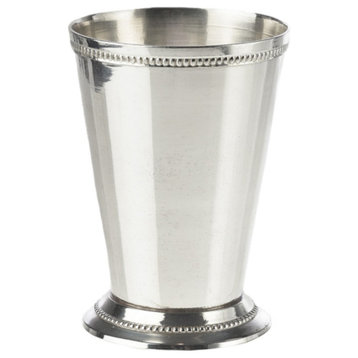 Serene Spaces Living Silver Julep Cup, 2 Sizes, Medium