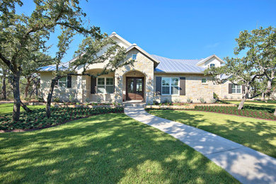 Example of a trendy exterior home design in Austin