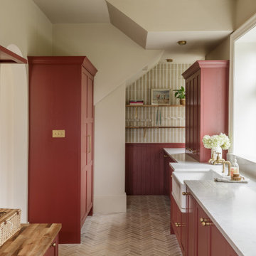 Modern Shaker Boot Room, Utility Room, Home Bar | Harrogate