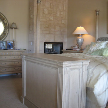 TV Lift Cabinet at foot of bed is US Made. Over 120 TV lift cabinet