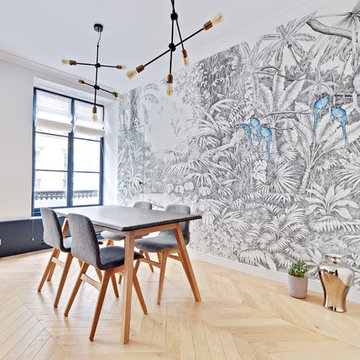 A Paris, un appartement haute couture inspiré de l’hôtellerie de luxe