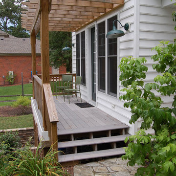 Katrina Cottage pergola deck