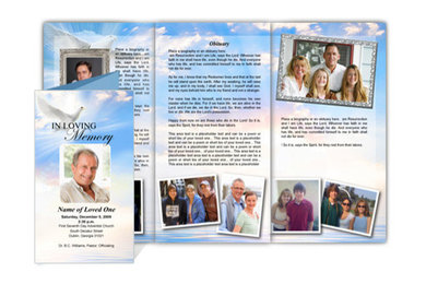 AO Peace Tri Fold Brochure Template