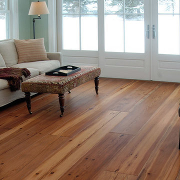 11" Saddle colour - Reclaimed Heart Pine Collection Hardwood Flooring