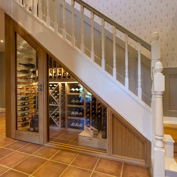 Under the Stairs Custom Wine Cellar