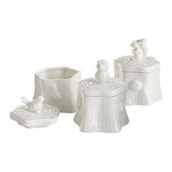 Forest Muskateers Boxes - Set of 3 - New - Bathroom Canisters