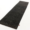 Oriental Kelim Afghan Heritage 11'0"x2'9" Hand Woven Rug