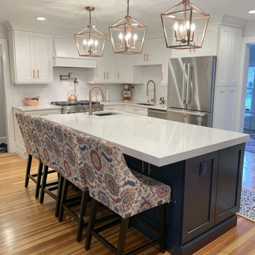 Semi Custom Full Overlay Cabinets w/ a Coastal Flair!