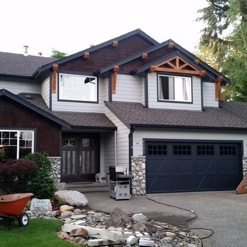 Decorative Timber Accents Exterior Remodel | Black Diamond, WA