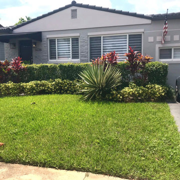 BEFORE - Grey House Front Yard Update