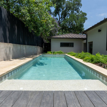 Texas Tiny Pools: Greyscale Striped Pool Waterline