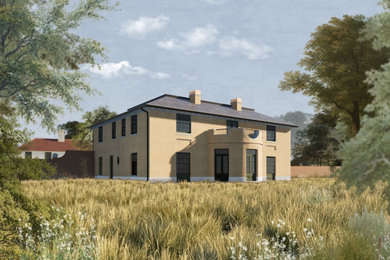 This is an example of a traditional house exterior in London.