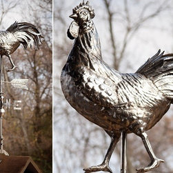 Stainless Steel Rooster Weathervane - Products