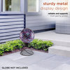 8" Tall Indoor/Outdoor Spiraling Metal Gazing Globe Display Stand