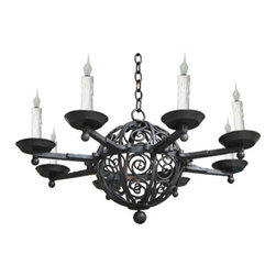 CH-165 Hand Made Iron Chandelier Designs - Chandeliers