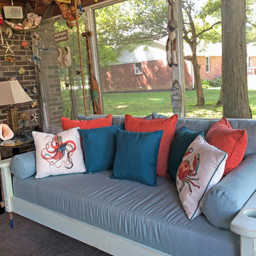 Beachy Sunbrella sunroom update