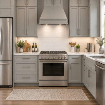 Gray Shaker Kitchen Remodel