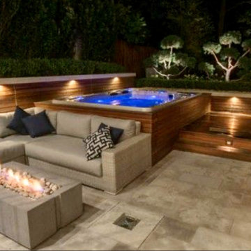 Fiberglass Pool with deck