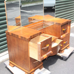 Art Deco Tri Fold Mirror Vanity-1920s - Products