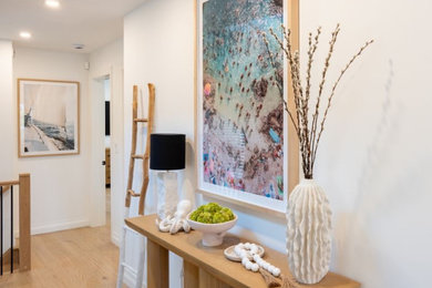 Example of a beach style hallway design in New York