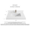 Cambridge 30 Single Sink Bath Vanity in Coventry Gray 2" White Quartz