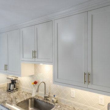 Blue Beauty Upper Cabinetry