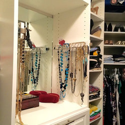 Custom Closet with Jewelry Storage - Dresser Valets And Organizers