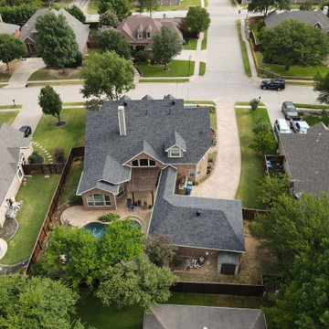 Roof Replacement with Detached Garage