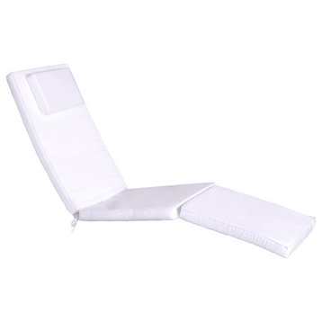 Steamer Cushion, Royal White