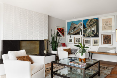 Living room - 1960s living room idea in San Francisco
