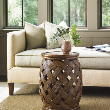 Tommy Bahama Home Bali Hai Hibiscus Round Accent Table