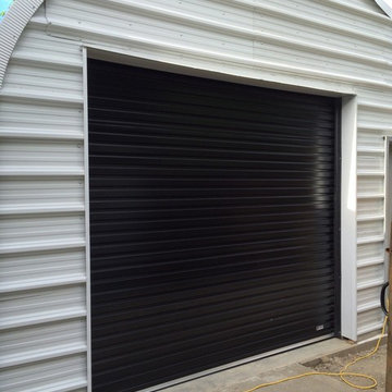 Detached Shop Garage With Roll-Up Doors