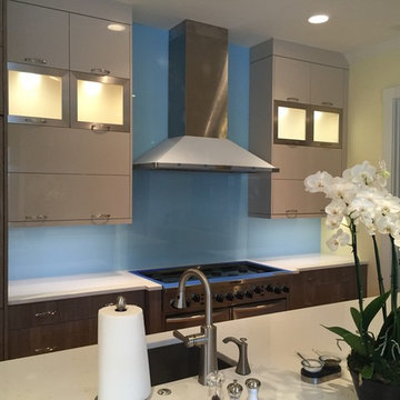 Back Painted Glass Backsplash