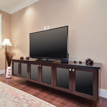 Contemporary entertainment unit shaker style Vancouver